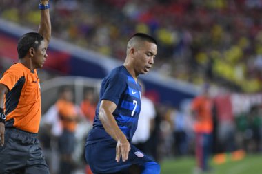 ABD Kolombiya 'ya karşı Raymond James Stadyumu' nda 11 Ekim 2018 'de.  