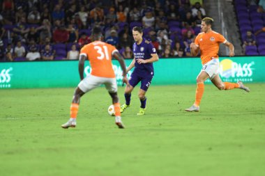 Orlando City SC, 22 Eylül 2018 'de Florida Exploria Stadyumu' nda Houston Dynamo 'yu ağırladı..