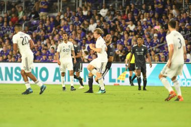 Orlando City 21 Nisan 2018 'de Orlando Florida' daki Exploria Stadyumu 'nda San Jose depremlerine ev sahipliği yaptı..  