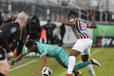Fluminense, Florida Kupası 'nda 15 Ocak 2018' de Orlando Florida 'da oynanan Spektrum Stadyumu' nda Barcelona SC 'ye karşı..