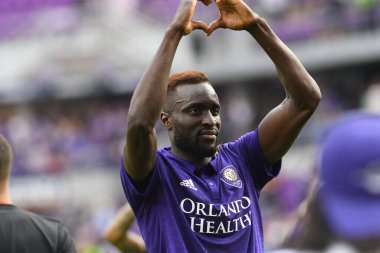 Orlando City 8 Nisan 2018 'de Orlando Florida' daki Exploria Stadyumu 'nda Portland Timbers' a ev sahipliği yaptı..