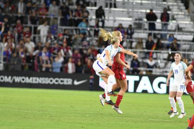 ABD, 7 Mart 2018 tarihinde Orlando City Stadyumu 'ndaki SheBelives Kupası' nda İngiltere ile karşı karşıya geldi..  