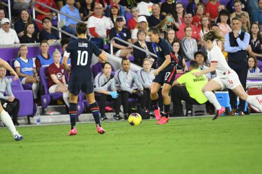 5 Mart 2020 'de Orlando Florida' daki Exploria Stadyumu 'nda düzenlenen 2020 SheBelieves Kupası' nda ABD - İngiltere Karşılaşması 