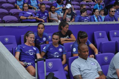 Orlando Pride 22 Nisan 2017 'de Orlando City Stadyumu' nda Washington Spirit 'e ev sahipliği yaptı..  