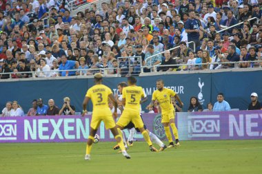 Paris Saint-Germain, Tottenham Hotspur 'a karşı 22 Temmuz 2017' de Orlando Florida 'daki Citrus Bowl' da. 