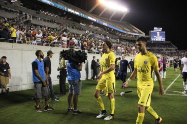 Paris Saint-Germain, Tottenham Hotspur 'a karşı 22 Temmuz 2017' de Orlando Florida 'daki Citrus Bowl' da.  