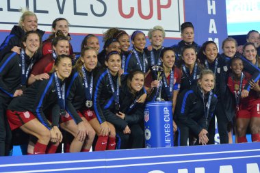 ABD, 7 Mart 2018 tarihinde Orlando City Stadyumu 'ndaki SheBelives Kupası' nda İngiltere ile karşı karşıya geldi..  