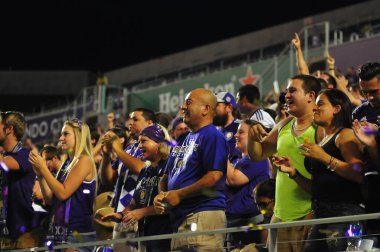 Orlando City SC 15 Temmuz 2015 'te Orlando Florida' daki Camp World Stadyumu 'nda West Bromwich Albion' a ev sahipliği yaptı. Fotoğraf: Marty Jean-Louis