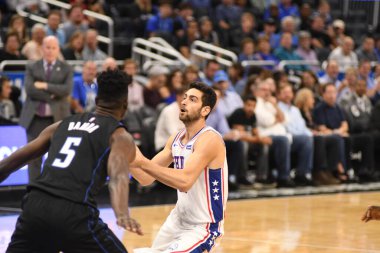 Orlando Magic, Philadelphia 76ers 'ı 14 Kasım 2018' de Orlando Florida 'daki Amway Center' da ağırlıyor..