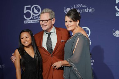 15 Ekim 2019 'da Nashville, Tennessee' deki Linbscome Üniversitesi 'nde verilen 50. GMA Dove Ödülleri sırasında kırmızı halı. 