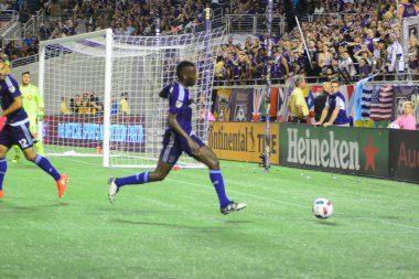 Orlando City, 24 Ağustos 2016 'da Orlando Florida' daki Kamp Dünyası Stadyumunda Toronto FC 'ye ev sahipliği yaptı..