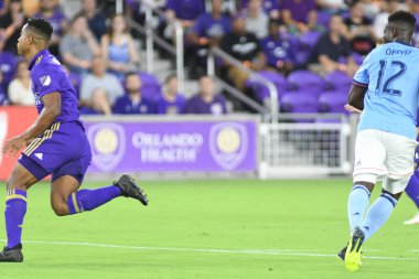 Orlando City 26 Temmuz 2018 'de Florida Exploria Stadyumu' nda NYC FC 'ye ev sahipliği yaptı. Fotoğraf: Marty Jean-Louis