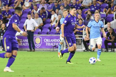 Orlando City 26 Temmuz 2018 'de Florida Exploria Stadyumu' nda NYC FC 'ye ev sahipliği yaptı. Fotoğraf: Marty Jean-Louis