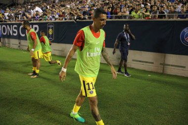 Paris Saint-Germain, Tottenham Hotspur 'a karşı 22 Temmuz 2017' de Orlando Florida 'daki Citrus Bowl' da.  