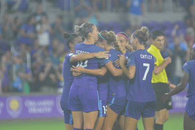 Orlando Pride 12 Ağustos 2017 'de Orlando City Stadyumu' nda New Jersey Sky Blue FC 'ye ev sahipliği yapmaktadır..  