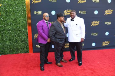 24 Mart 2018 Cumartesi günü Las Vegas 'taki Orleans Resort' ta düzenlenen 33. Yıldız Ödülleri Kırmızı Halı sırasında ünlüler.