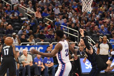 Orlando Magic, Philadelphia 76ers 'ı 14 Kasım 2018' de Orlando Florida 'daki Amway Center' da ağırlıyor..