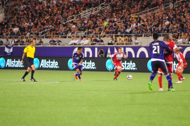 Orlando City SC, 8 Mayıs 2015 'te Florida' daki Kamp Dünyası Stadyumu 'nda Los Angeles Galaksisi' ne ev sahipliği yaptı.. 