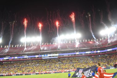 ABD Kolombiya 'ya karşı Raymond James Stadyumu' nda 11 Ekim 2018 'de. 