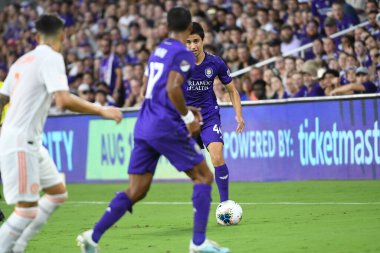 Orlando City SC, 6 Ağustos Salı günü Orlando Florida 'daki Exploria Stadyumu' nda oynanan ABD Kupası sırasında Atlanta United FC 'ye ev sahipliği yaptı..