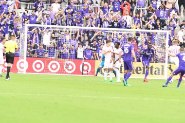 Orlando City, 31 Mart 2018 'de Orlando Florida' daki Exploria Stadyumu 'nda New York Red Bulls' a ev sahipliği yaptı..  