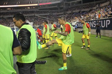 Paris Saint-Germain, Tottenham Hotspur 'a karşı 22 Temmuz 2017' de Orlando Florida 'daki Citrus Bowl' da.  