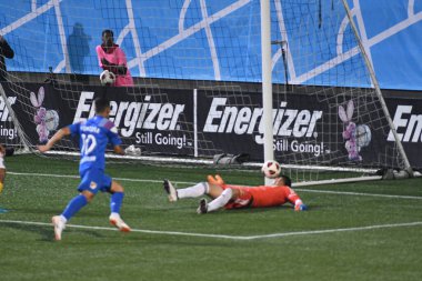 Atlanta United sunucusu Tigres & MLS Homegrown takımları 31 Temmuz 2018 'de Atlanta, Georgia' da düzenlenen MLS All Star haftasında.