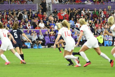 5 Mart 2020 'de Orlando Florida' daki Exploria Stadyumu 'nda düzenlenen 2020 SheBelieves Kupası' nda ABD - İngiltere Karşılaşması 