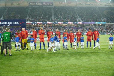 Amerikan Futbol Takımı 15 Kasım 2019 Cuma günü Orlando Florida 'daki Exploria Stadyumu' nda oynanan Concacaf Uluslar Ligi karşılaşmasında Kanada 'ya ev sahipliği yapmaktadır.