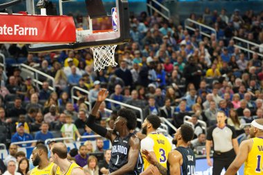 Orlando Magic 11 Aralık 2019 Çarşamba günü Orlando Forida 'daki Amway Center' da Los Angeles Lakers 'a ev sahipliği yaptı..  