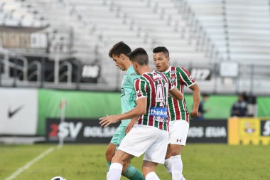 Fluminense, Florida Kupası 'nda 15 Ocak 2018' de Orlando Florida 'da oynanan Spektrum Stadyumu' nda Barcelona SC 'ye karşı..