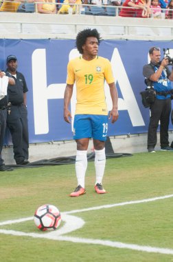 Brezilya, 8 Haziran 2016 tarihinde Orlando Florida 'daki Copa America Centenario' da Haiti ile karşılaştı.. 