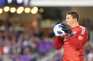 Orlando City 21 Nisan 2018 'de Orlando Florida' daki Exploria Stadyumu 'nda San Jose depremlerine ev sahipliği yaptı..  