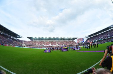 Orlando City, 5 Mart 2017 'de Orlando City Stadyumu' nda NYC FC 'ye ev sahipliği yaptı..  