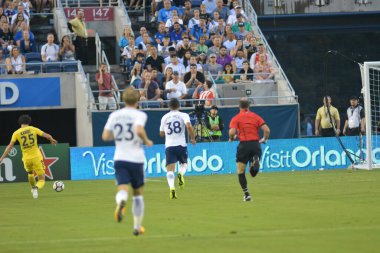 Paris Saint-Germain, Tottenham Hotspur 'a karşı 22 Temmuz 2017' de Orlando Florida 'daki Citrus Bowl' da. 