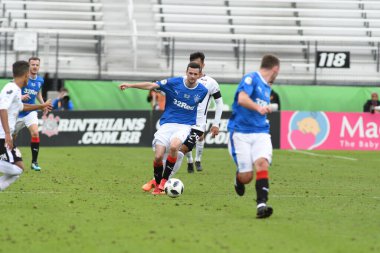 13 Ocak 2018 'de Orlando Florida' daki Spektrum Stadyumu 'nda düzenlenen Florida Kupası' nda Korucular Corinthianlara karşı..