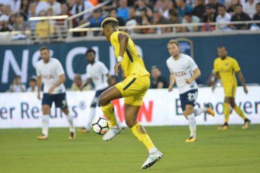 Paris Saint-Germain, Tottenham Hotspur 'a karşı 22 Temmuz 2017' de Orlando Florida 'daki Citrus Bowl' da.  