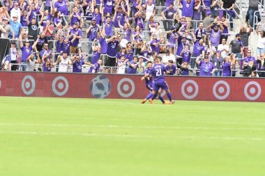 Orlando City, 31 Mart 2018 'de Orlando Florida' daki Exploria Stadyumu 'nda New York Red Bulls' a ev sahipliği yaptı..  