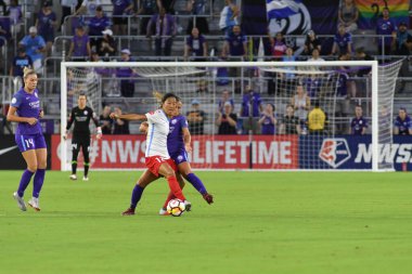 Orland Pride, 25 Ağustos 2018 'de Orlando Florida' daki Exploria Stadyumu 'nda Chicago Red Stars' a ev sahipliği yapıyor..  