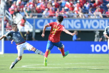 Kosta Rika, Copa America Centenario sırasında Paraguay ile Orlando Florida 'daki Dünya Kampı Stadyumu' nda karşılaştı..  