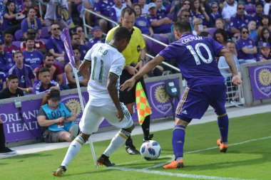 Orlando City 8 Nisan 2018 'de Orlando Florida' daki Exploria Stadyumu 'nda Portland Timbers' a ev sahipliği yaptı.. 
