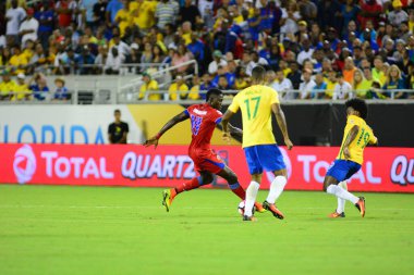 Brezilya, 8 Haziran 2016 tarihinde Orlando Florida 'daki Copa America Centenario' da Haiti ile karşılaştı..