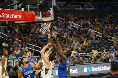 Orlando Magic 10 Kasım 2019 'da Indiana Pacers' ı Amway Center 'da ağırlıyor. Fotoğraf: Marty Jean-Louis