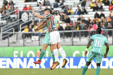 Fluminense, Florida Kupası 'nda 15 Ocak 2018' de Orlando Florida 'da oynanan Spektrum Stadyumu' nda Barcelona SC 'ye karşı..