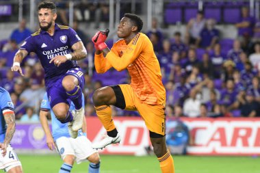 Orlando City 26 Temmuz 2018 'de Florida Exploria Stadyumu' nda NYC FC 'ye ev sahipliği yaptı. Fotoğraf: Marty Jean-Louis