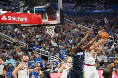 Orlando Magic, Orlando, Florida 'daki sezon açılışında Cleveland Cavaliers' ı Amway Center 'da ağırlıyor..