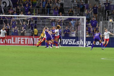 Orland Pride, 25 Ağustos 2018 'de Orlando Florida' daki Exploria Stadyumu 'nda Chicago Red Stars' a ev sahipliği yapıyor..
