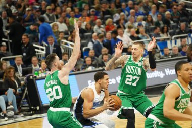 Orlando Magic, Boston Celtics 'i 24 Ocak 2020' de Orlando, Florida 'da Amway Center' da ağırladı..  