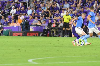 Orlando City 26 Temmuz 2018 'de Florida Exploria Stadyumu' nda NYC FC 'ye ev sahipliği yaptı. Fotoğraf: Marty Jean-Louis