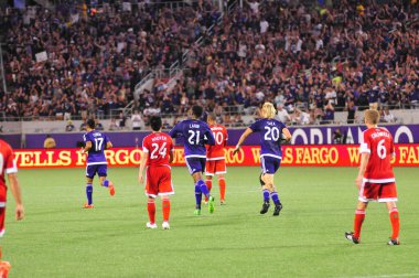 Orlando City SC, 8 Mayıs 2015 'te Florida' daki Kamp Dünyası Stadyumu 'nda Los Angeles Galaksisi' ne ev sahipliği yaptı.. 